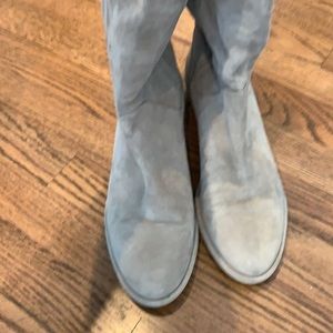 Stuart Weitzman gray over the knee boot